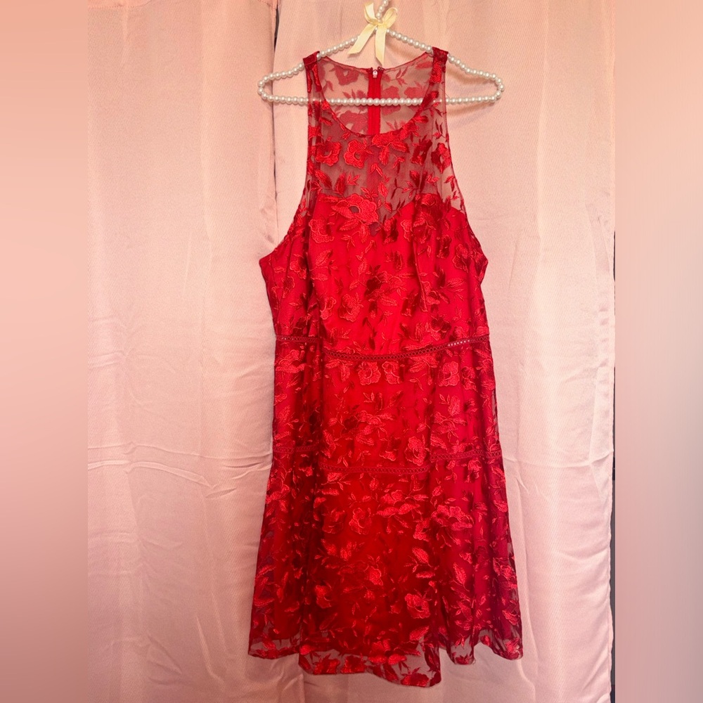 Red Lace Dress! ❤️